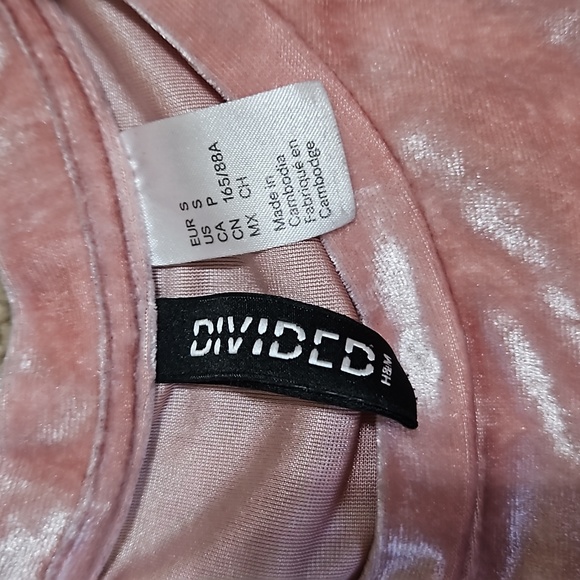 Pink velvet top - Picture 3 of 4